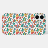 Flamingo Tropisches Sommer Muster Case-Mate iPhone Hülle (Rückseite (Horizontal))