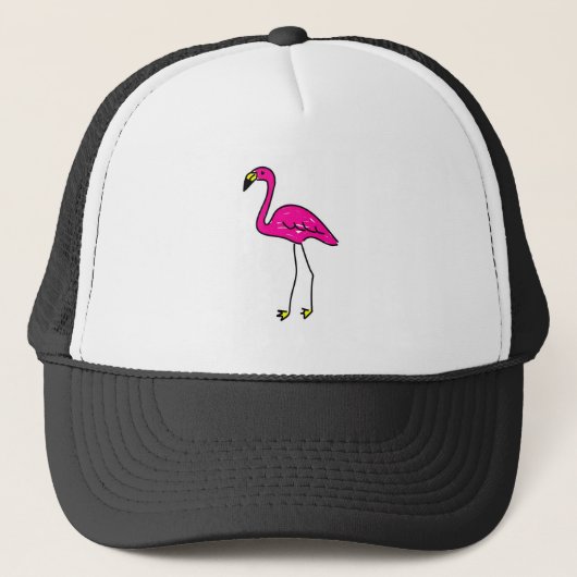 Flamingo Truckerkappe (Vorderseite)