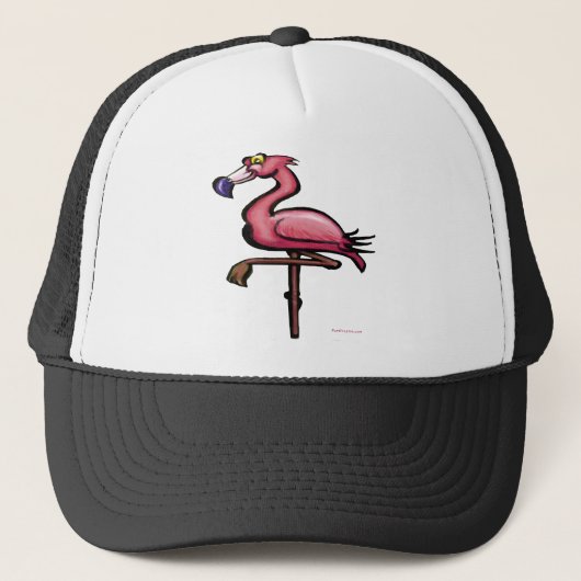 Flamingo Truckerkappe (Vorderseite)
