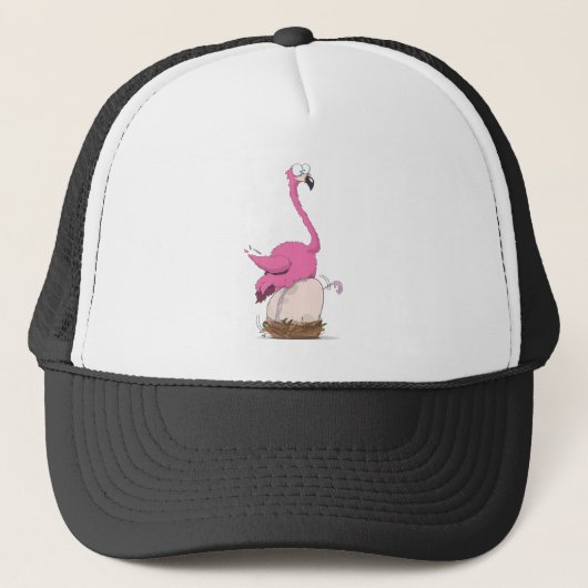 Flamingo Truckerkappe (Vorderseite)