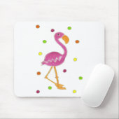 Flamingo-Tupfen Mousepad (Mit Mouse)