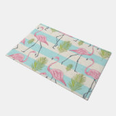 Flamingo-Tür-Matte Fußmatte (Schrägansicht)