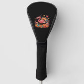 Flamingo Turkey Niedlich Flamingo Türkei Fall Leaf Golf Headcover (Vorderseite)