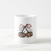 Flamingo Turkey Niedlich Flamingo Türkei Fall Leaf Kaffeetasse (Mittel)