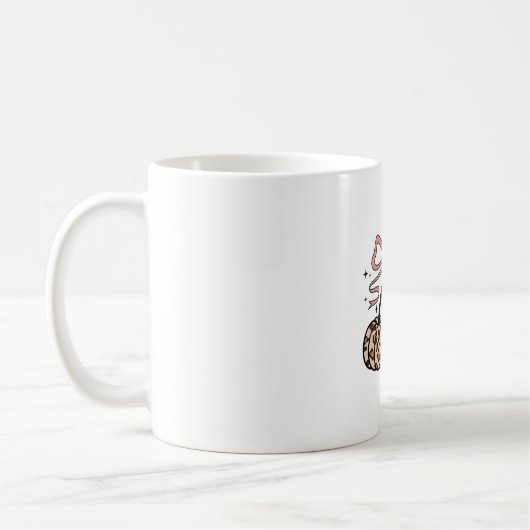 Flamingo Turkey Niedlich Flamingo Türkei Fall Leaf Kaffeetasse (Links)