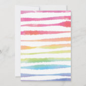 Flamingo Tutti Fruitti Girl 2. Geburtstag Party Einladung (Rückseite)