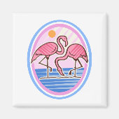 Flamingo Twins Magnet (Vorne)