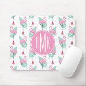 Flamingo-u. Wassermelone-Pastell-Muster Mousepad (Mit Mouse)