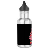 Flamingo Ugly Christmas Tree Funny Gift Edelstahlflasche (Links)