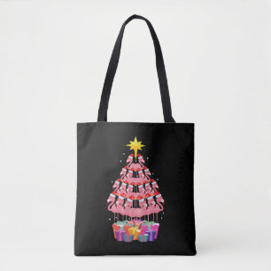 Flamingo Ugly Christmas Tree Funny Gift Tasche