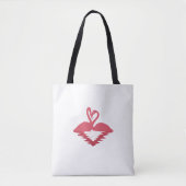 Flamingo Umarmung Tasche (Vorderseite)