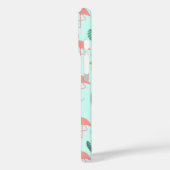 Flamingo und Ananas - Sommermuster Case-Mate iPhone Hülle (Rückseite / Links)