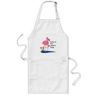 Flamingo und Cabanajunge GRILLEN-Schürze Lange Schürze
