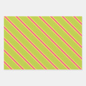 Flamingo und Fruchtwrapping Paper Set Geschenkpapier Set (Vorderseite 3)