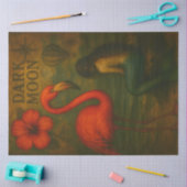 Flamingo und Mermaid Dark Moon Decoupage Seidenpapier (Basteln)
