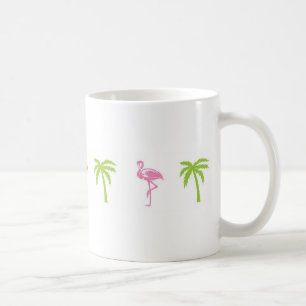 Flamingo-und Palme-Tasse Kaffeetasse