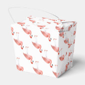 Flamingo und Palmen Geschenkschachtel (Rückseite)