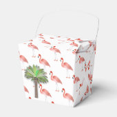 Flamingo und Palmen Geschenkschachtel (Vorderseite)