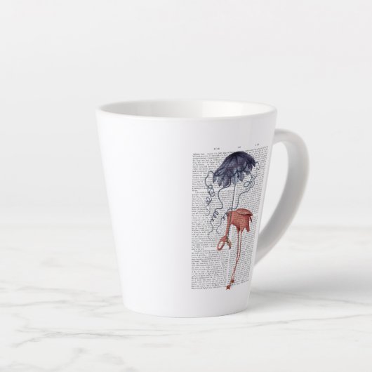 Flamingo und Parasol Milchtasse (Rechte Ecke)
