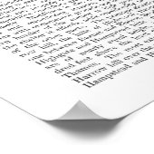 Flamingo und Parasol Poster (Ecke)