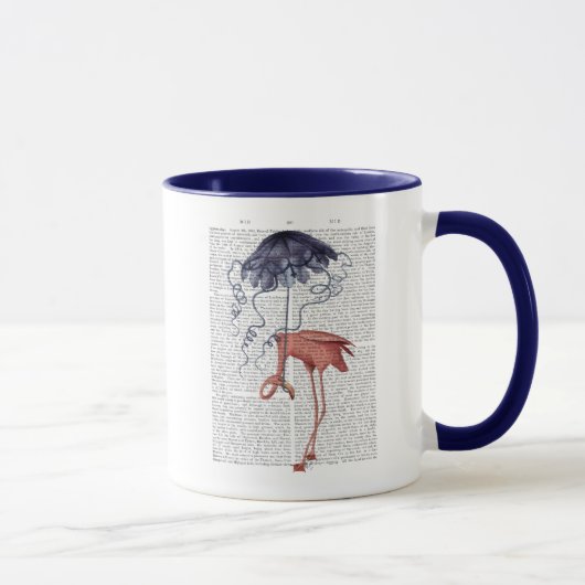 Flamingo und Parasol Tasse (Rechts)
