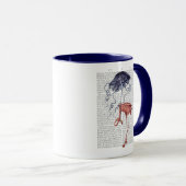 Flamingo und Parasol Tasse (VorderseiteRechts)