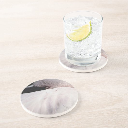 Flamingo Untersetzer (Seite)