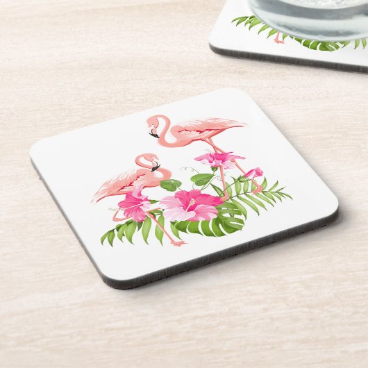 Flamingo Untersetzer Set (Linke Seite)