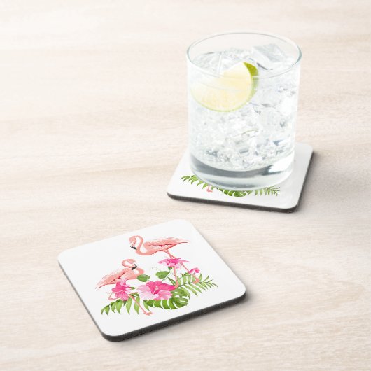 Flamingo Untersetzer Set (Rechte Seite)