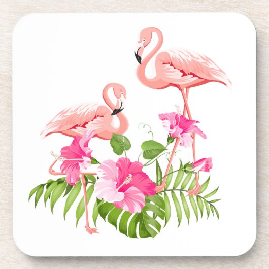 Flamingo Untersetzer Set (Vorderseite)