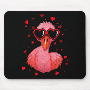 Flamingo Valentine Sungles Herzlich Niedliche Lieb Mousepad