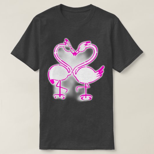 Flamingo valentine T-Shirt (Design vorne)