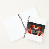 Flamingo Valentinstag Notizblock (Innenseite)