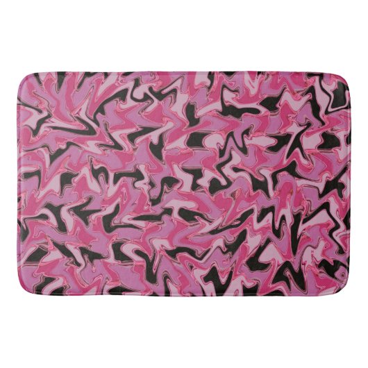 Flamingo versteckt..... badematte (Vorderseite)