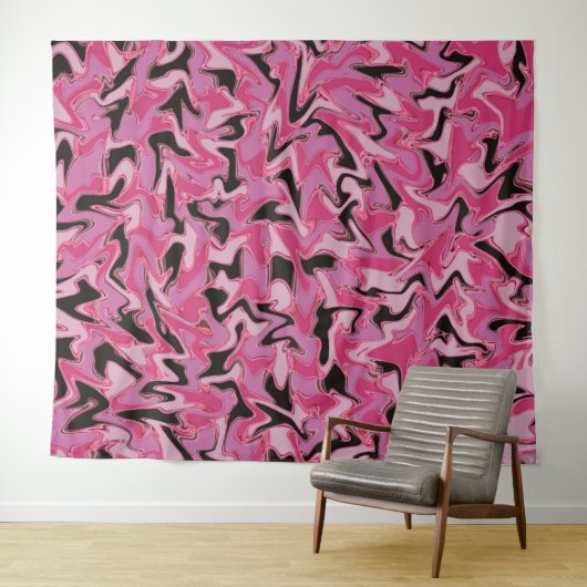 Flamingo versteckt..... wandteppich (Beispiel (Horizontal))
