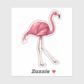 Flamingo Vinyl Custom Sticker (Blatt)