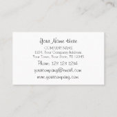 Flamingo Visitenkarte (Rückseite)