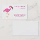 Flamingo Visitenkarte (Vorne/Hinten)