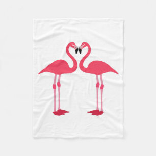 Flamingo-Vögel Fleecedecke