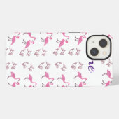 Flamingo Vögel iPhone Hülle (Rückseite (Horizontal))