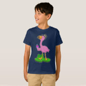 Flamingo Waffeleis T-Shirt (Vorne ganz)