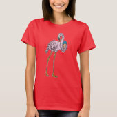 Flamingo Waffeleis T-Shirt (Vorderseite)