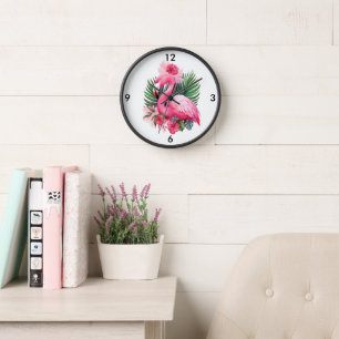 Flamingo Wall Clock Uhr