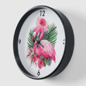 Flamingo Wall Clock Uhr (Winkel)