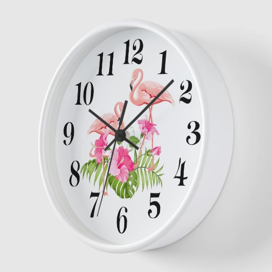 Flamingo Wall Clock Uhr (Winkel)