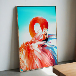 Flamingo-Wandkunst Poster