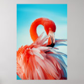 Flamingo-Wandkunst Poster (Vorne)
