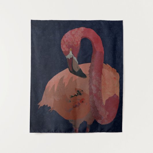 FLAMINGO WANDTEPPICH (Vorderseite)