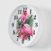Flamingo-Wanduhr Uhr (Winkel)