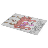 Flamingo Warum in der Zeit, als Sie Geboren waren, Schneidebrett (Ecke)